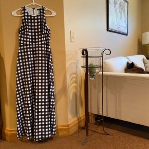 Banana Republic Gingham Maxi Dress